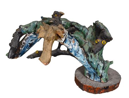 Sample artwork by Bessie Harvey (1928 - 1994), known for sculpture-ethnic subjects - View similar artists and auction records