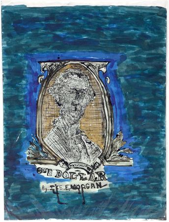Washington Portrait From Dollar Bill