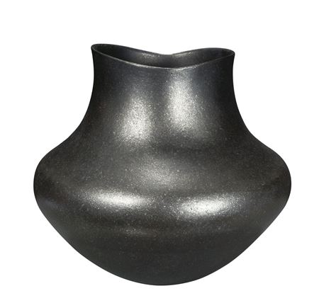 Large Micaceous Clay Vase