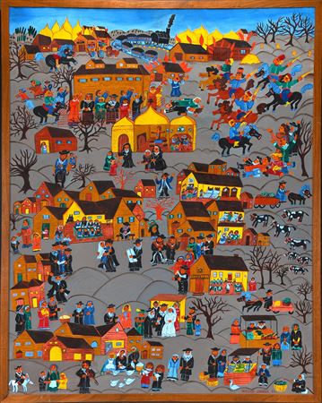 The Shtetl. (Beginning of Family Saga Triptych)