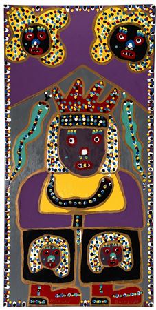 African King With His Court by Richard Burnside - Auction record, sale price, and art valuation. Compare with similar artists and explore comparable artworks.