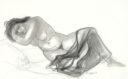 "Untitled (Reclining Nude), 1968"