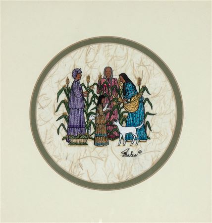 Untitled (Iowa Women Picking Corn)