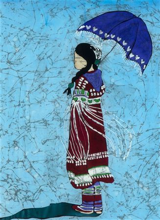 "Purple Umbrella, 2003"