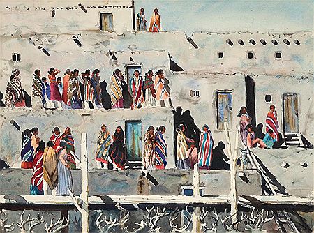 Observers of the Deer Dance, 1980