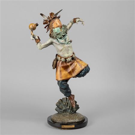 The Mystic One, 2002 by Oreland Joe Sr - Auction record, sale price, and art valuation. Compare with similar artists and explore comparable artworks.