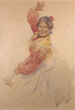 Andalusian dancer.