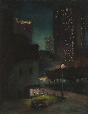 Evening Street Scene