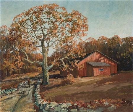 Barn in Warren, CT, 1956