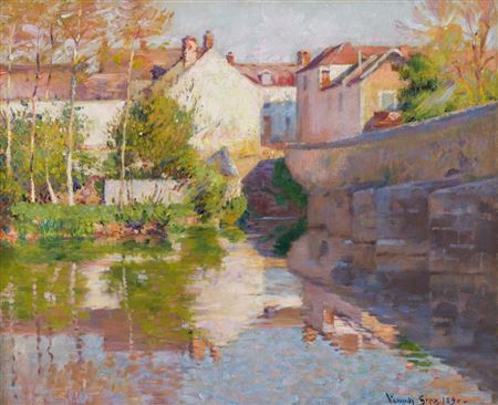 Beside the River (Grez), 1890