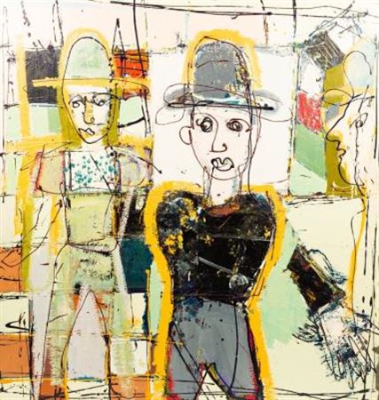Three Men in Hats