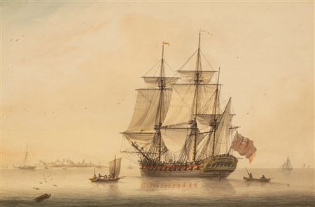 Sample artwork by Samuel Atkins (1760 - 1808), known for painting - View similar artists and auction records