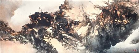 Red Cliff by Mei Gu - Auction record, sale price, and art valuation. Compare with similar artists and explore comparable artworks.