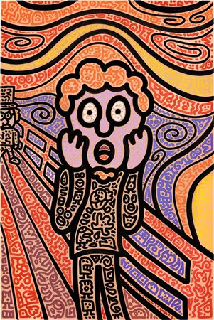 Mr Doodle Screaming by Mr Doodle - Auction record, sale price, and art valuation. Compare with similar artists and explore comparable artworks.