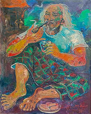 Affandi portrait