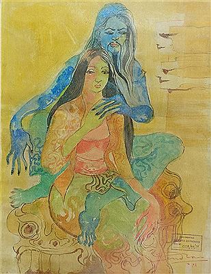 Hendra Holding Wife hand