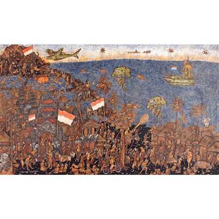 REVOLUSI (REVOLUTION) by I Wayan Bendi - Auction record, sale price, and art valuation. Compare with similar artists and explore comparable artworks.