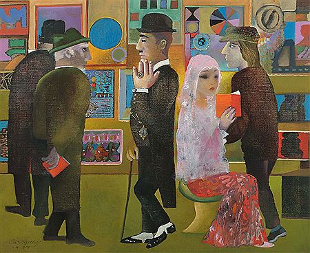 ''Die Ausstellung'' by Lilo Rasch-Nagele - Auction record, sale price, and art valuation. Compare with similar artists and explore comparable artworks.