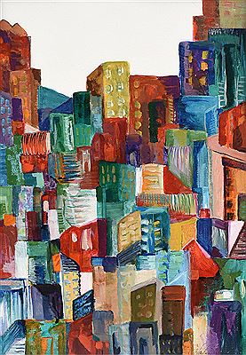 "Cubist Cityscape"