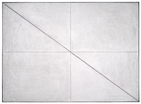 Konstruktiv-Vierfach gefeldert und Diagonale. 1971