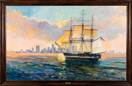 Old Ironsides Under Sail