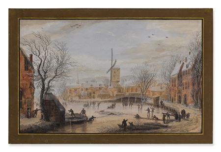 Winter scene with figures being rescued from the ice by Abraham Rademaker - Auction record, sale price, and art valuation. Compare with similar artists and explore comparable artworks.