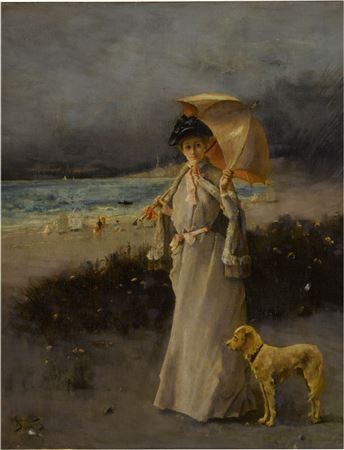 Femme au parasol
