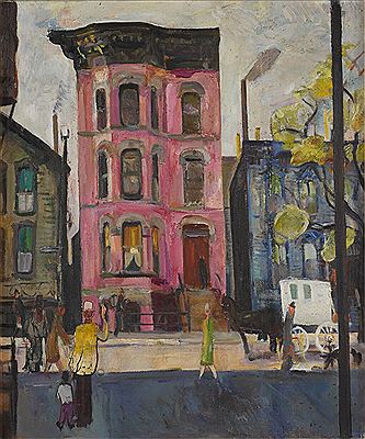 Pink House by Francis Chapin - Auction record, sale price, and art valuation. Compare with similar artists and explore comparable artworks.