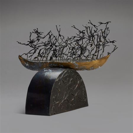 Boat on the Wave by KS Radhakrishnan - Auction record, sale price, and art valuation. Compare with similar artists and explore comparable artworks.
