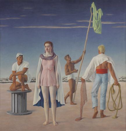 Woman and Boys (Four Figures)