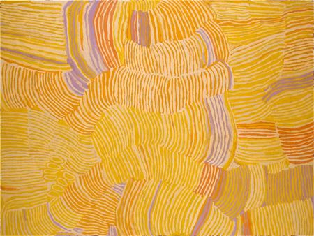 Sample artwork by Makinti Napanangka (c.1930 - 2011), known for aboriginal art - View similar artists and auction records