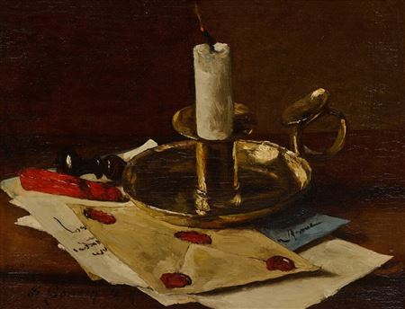 Nature morte à la bougie