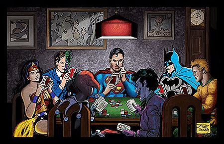 Heroes Playing Poker