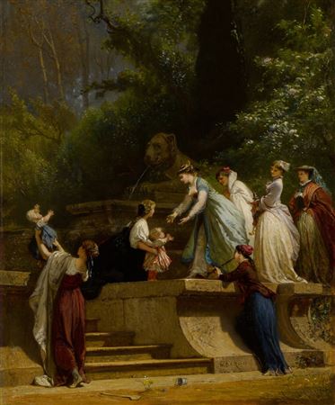 Dans le jardin by Henri Charles Antoine Baron - Auction record, sale price, and art valuation. Compare with similar artists and explore comparable artworks.
