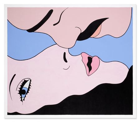 Donny's Blue Eyed Wife by John Wesley - Auction record, sale price, and art valuation. Compare with similar artists and explore comparable artworks.