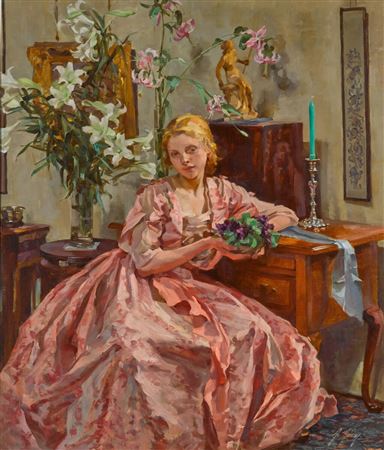 Young April by Anna (Pocock) Airy - Auction record, sale price, and art valuation. Compare with similar artists and explore comparable artworks.