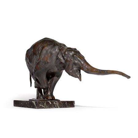 Éléphant d'Asie (mendiant) by Rembrandt Bugatti - Auction record, sale price, and art valuation. Compare with similar artists and explore comparable artworks.