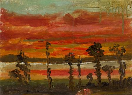 Sunset Across the Exe, Devon