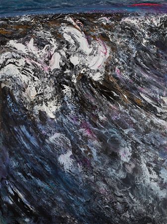 Waves at Sunset by Maggi Hambling - Auction record, sale price, and art valuation. Compare with similar artists and explore comparable artworks.