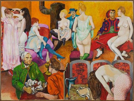 Van Gogh presenta il suo orecchio tagliato al bordello di Arles by Renato Guttuso - Auction record, sale price, and art valuation. Compare with similar artists and explore comparable artworks.