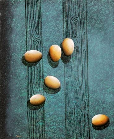 Six oeufs by Michele Battut - Auction record, sale price, and art valuation. Compare with similar artists and explore comparable artworks.