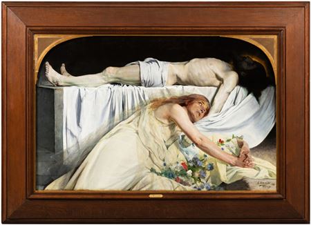 Sample artwork by Gustave Vanaise (1854 - 1902), known for history paintings - View similar artists and auction records
