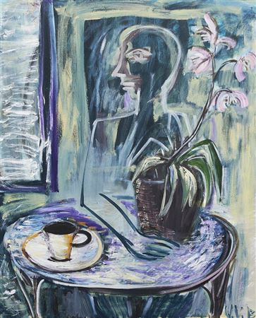 Man with Orchid, 2013