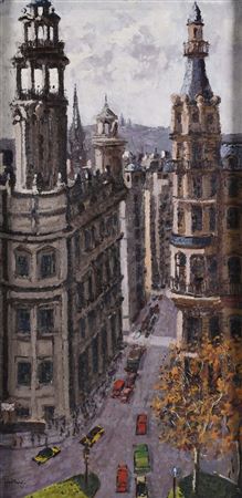 VIEW OF VIA LAIETANA IN BARCELONA, 1971