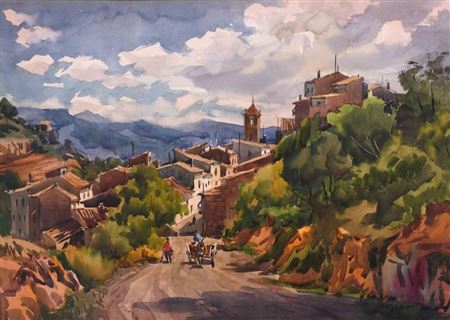 Landscape by Guillem Fresquet - Auction record, sale price, and art valuation. Compare with similar artists and explore comparable artworks.