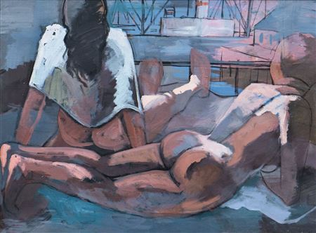 Girls on a Balcony by Eylert Spars - Auction record, sale price, and art valuation. Compare with similar artists and explore comparable artworks.