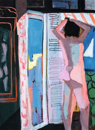 Nude on a Balcony