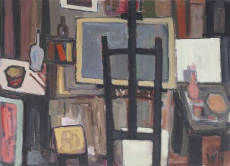 Studio Still Life by Wilhelm Hesselbach - Auction record, sale price, and art valuation. Compare with similar artists and explore comparable artworks.
