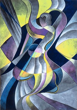 Sample artwork by Max Olderock (1895 - 1972), known for expressionist painting, tapestry design - View similar artists and auction records