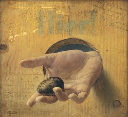 Sample artwork by Friedrich Heimerdinger (1817 - 1882), known for still life painting, trompe l'oeil - View similar artists and auction records